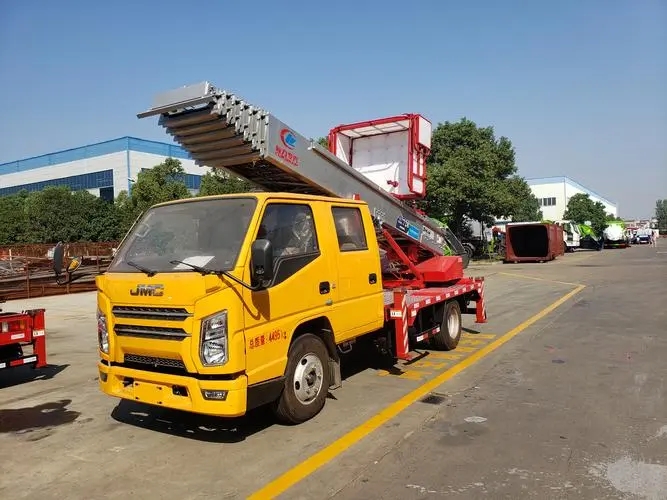 泗县附近云梯车出租 砂石搬运